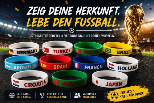 2026 fußball fan armband - armband, |