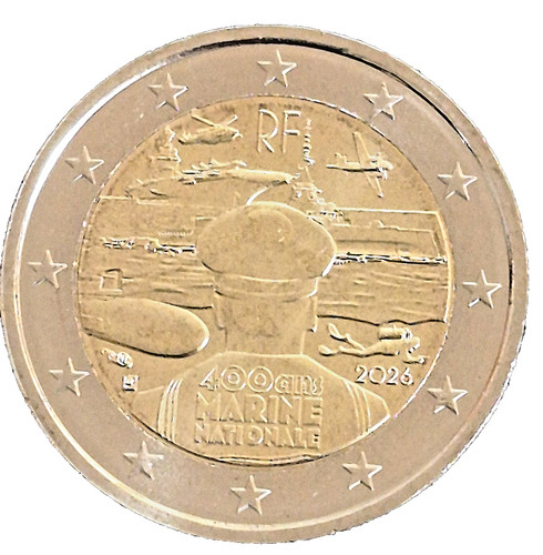 Euro gedenkmünze frankreich - 2,