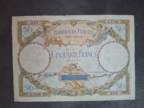 Banknote francs fankreich - banknote,