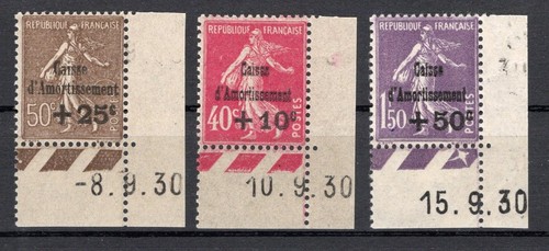 Frankreich yvert 266 - yvert, 266-268
