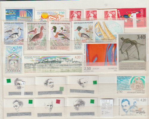 Frankreich posten aus 1993 - frankreich,