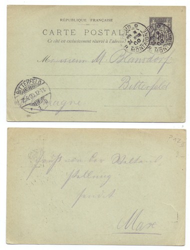 130520 ganzsache postkarte - ganzsache,