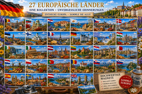 Länder magnete set - eu,