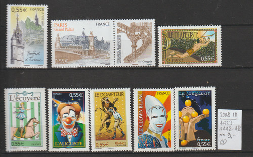 Frankreich posten aus 2008 - aus,