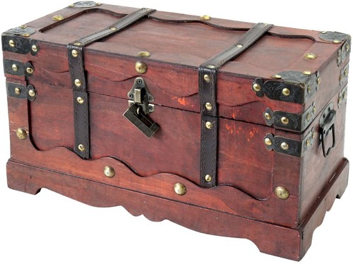 Hmf schatzkiste aus holz - hmf,