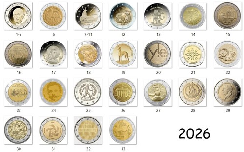 Euro 2026 gedenkmünze - 2,