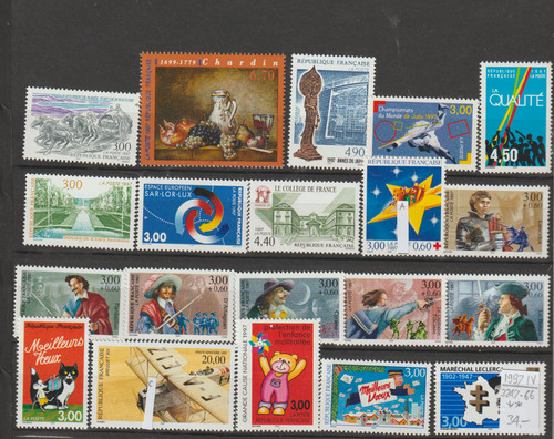 Frankreich posten aus - frankreich, 1997