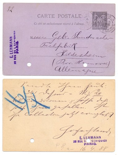 130543 ganzsache postkarte - -,