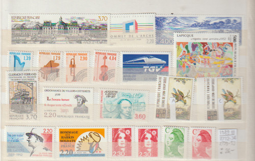 Frankreich posten aus 1989 - aus,